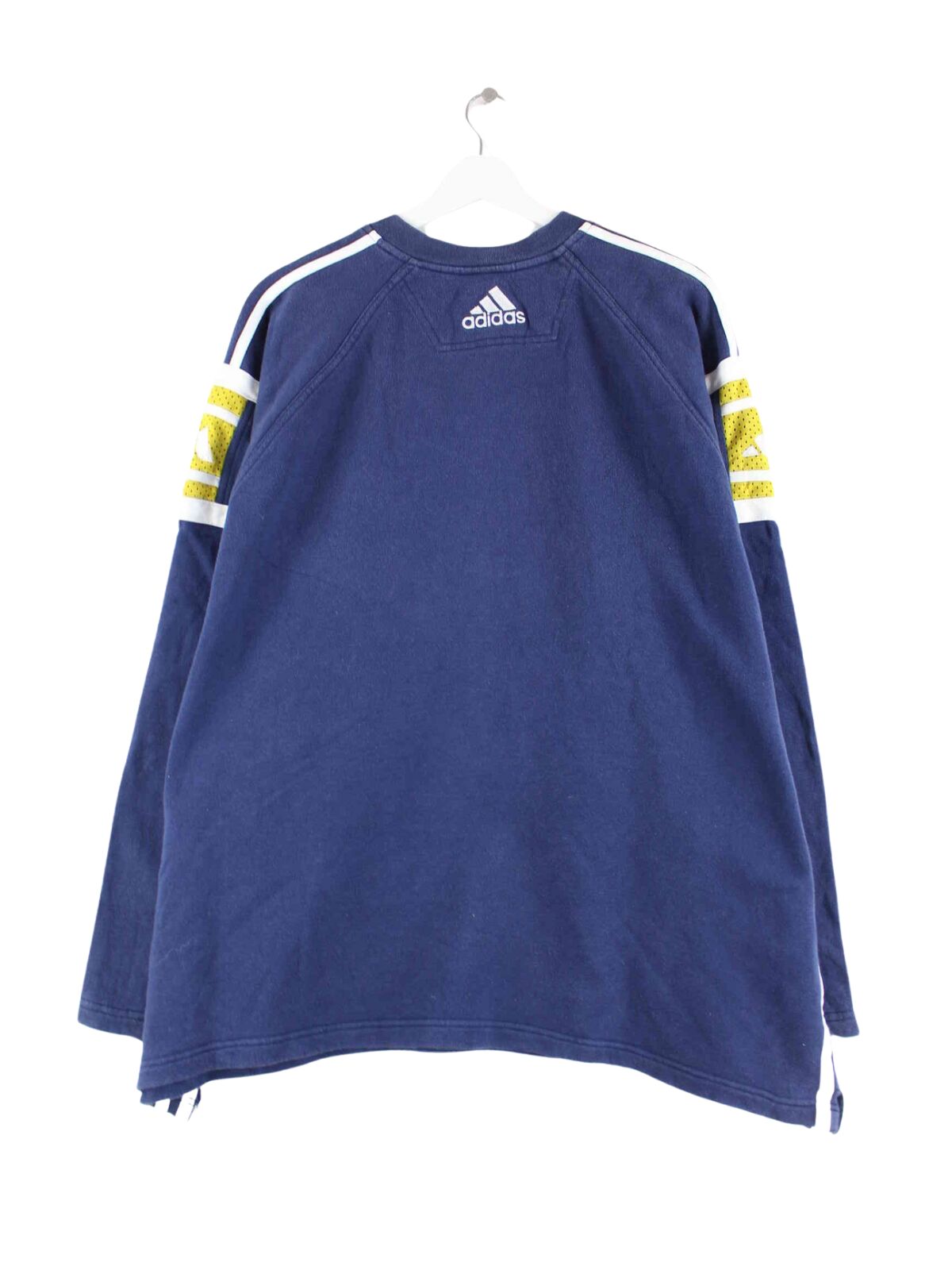 Adidas 90s Vintage Perfomance Embroidered Sweater Blau XXL (back image)