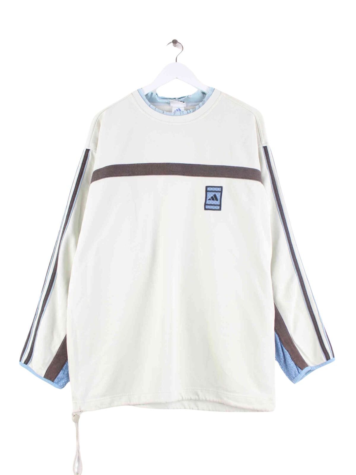 Adidas 90s Vintage Perfomance Sweater Beige XL (front image)