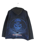 Vintage 90s Iron Maiden Graphic Print Hoodie Schwarz M (back image)