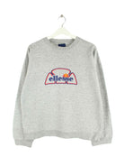 Ellesse 90s Vintage Embroidered Sweater Grau S (front image)