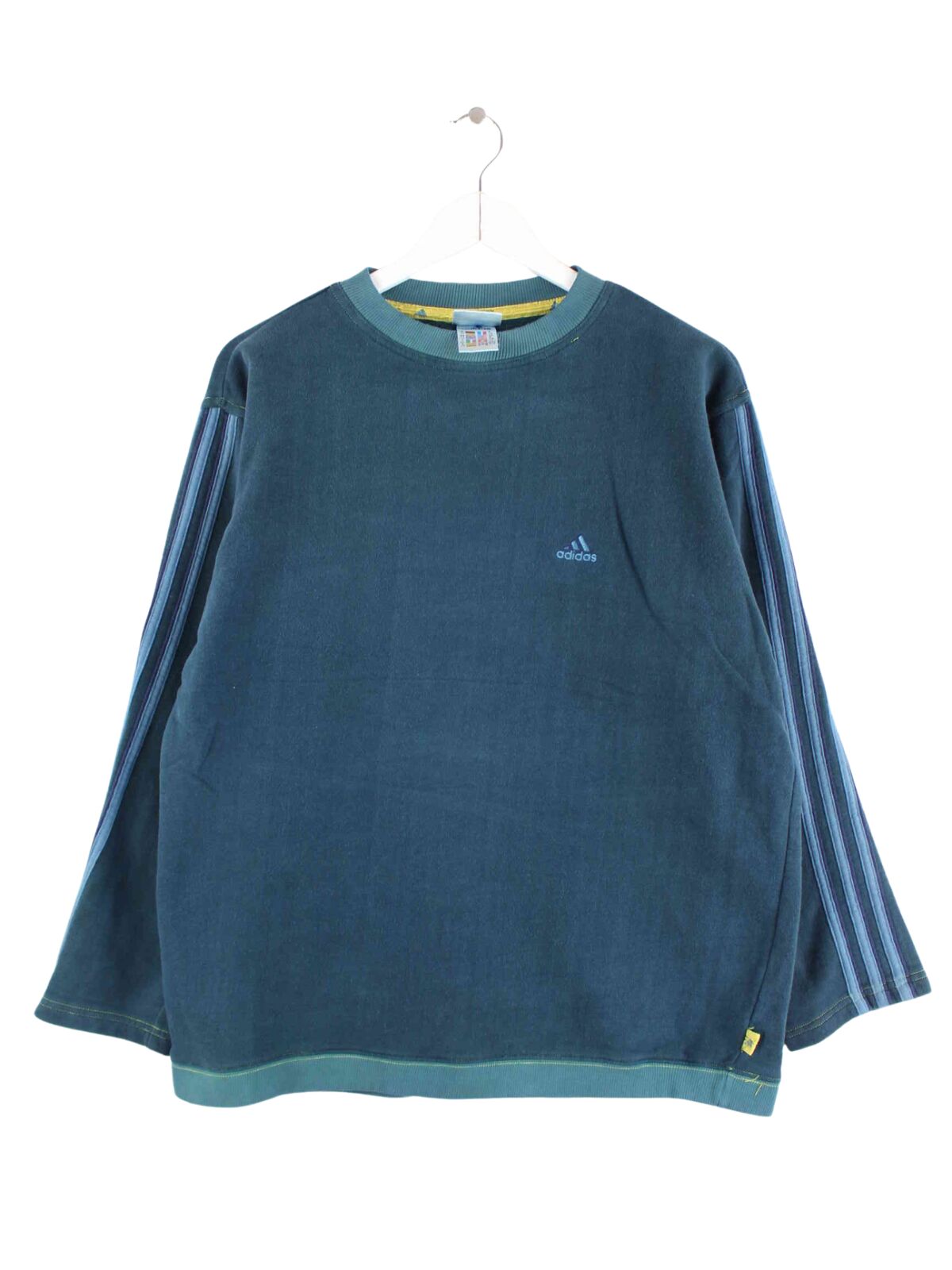 Adidas Damen 90s Vintage Basic Sweater Blau L (front image)