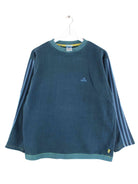 Adidas Damen 90s Vintage Basic Sweater Blau L (front image)