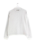 Nike 90s Vintage Half Zip Swoosh Sweater Grau XL (back image)