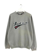 Nike y2k Just Do It Embroidered Faded Sweater Grau M (front image)