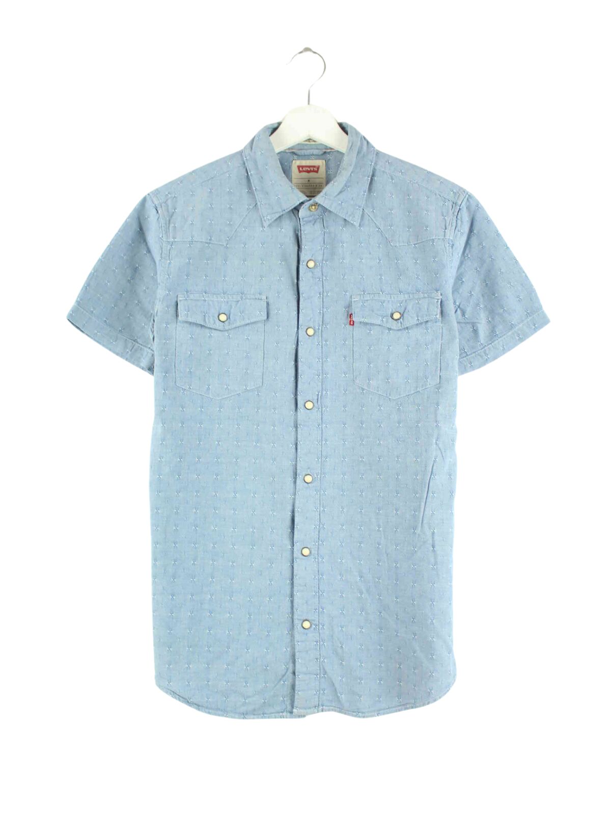 Levi's Kurzarm Hemd Blau M (front image)