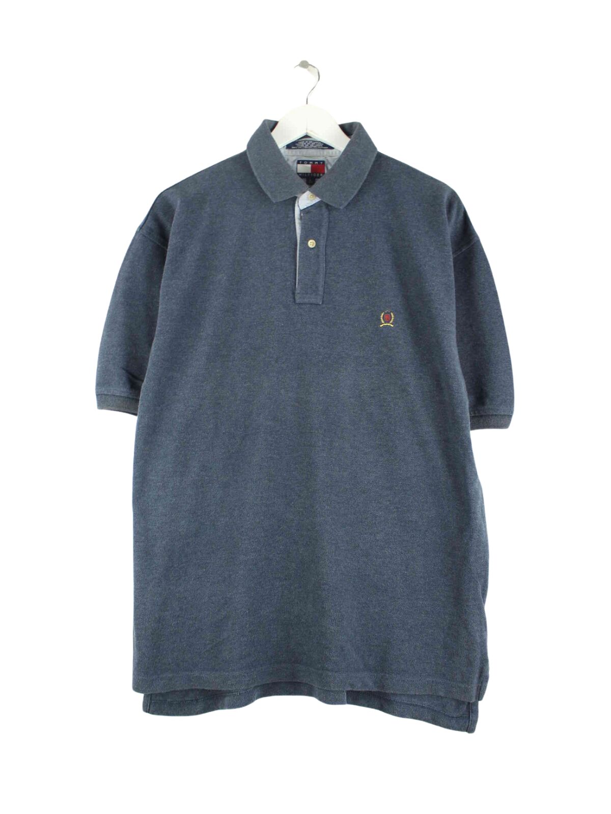 Tommy Hilfiger 90s Vintage Polo Blau L (front image)