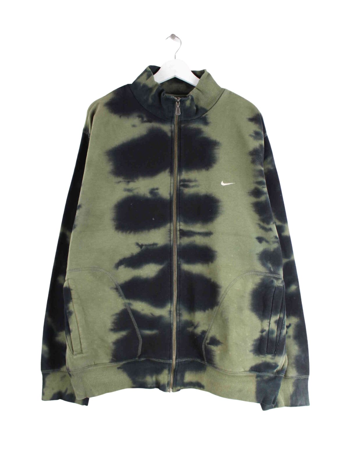 Nike y2k Tie Die Sweatjacke Grün XL (front image)