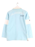 La Martina 90s Vintage Argentina Embroidered Polo Sweater Blau M (back image)