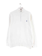 Ralph Lauren Half Zip Pullover Weiß L (front image)