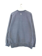 Vintage y2k Thick Embroidered Sweater Blau XL (back image)