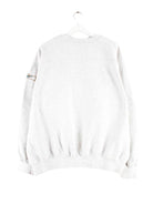 Reebok 90s Vintage Embroidered Sweater Grau L (back image)