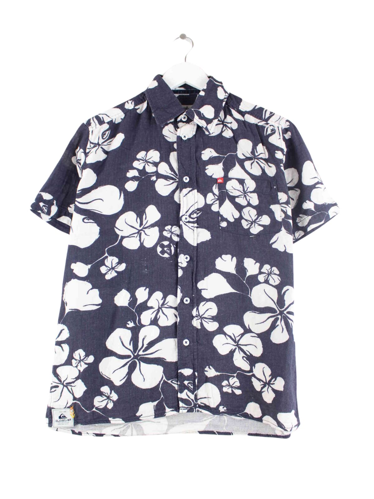 Quiksilver 90s Vintage Hawaii Hemd Blau XS (front image)