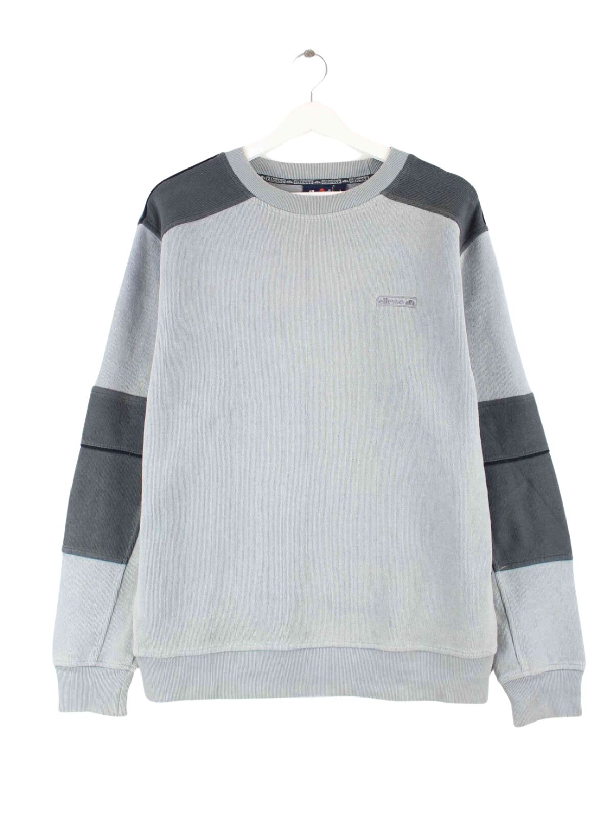 Ellesse 00s Embroidered Sweater Grau L (front image)