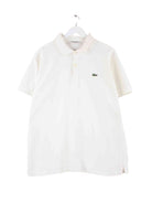 Lacoste 90s Vintage Basic Polo Weiß XL (front image)