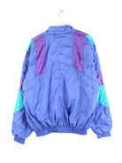 Vintage 80s Trainingsjacke Blau L (back image)