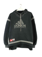 Adidas 90s Vintage Basketball Embroidered Hoodie Schwarz S (front image)