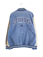 Lee 90s Vintage Dallas Cowboys Denim College Jacke Blau L (back image)