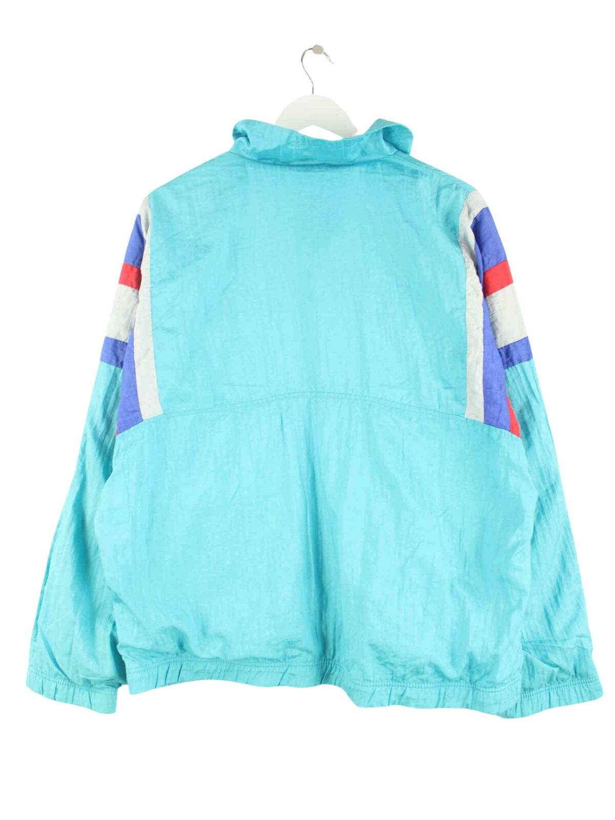 Sergio Tacchini 80s Vintage Embroidered Trainingsjacke Blau L (back image)