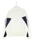 Fila y2k Half Zip Sweater Weiß M (back image)