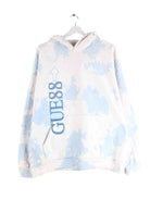 Guess 90s Vintage Print Heavy Hoodie Weiß L (front image)