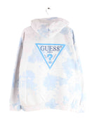 Guess 90s Vintage Print Heavy Hoodie Weiß L (back image)