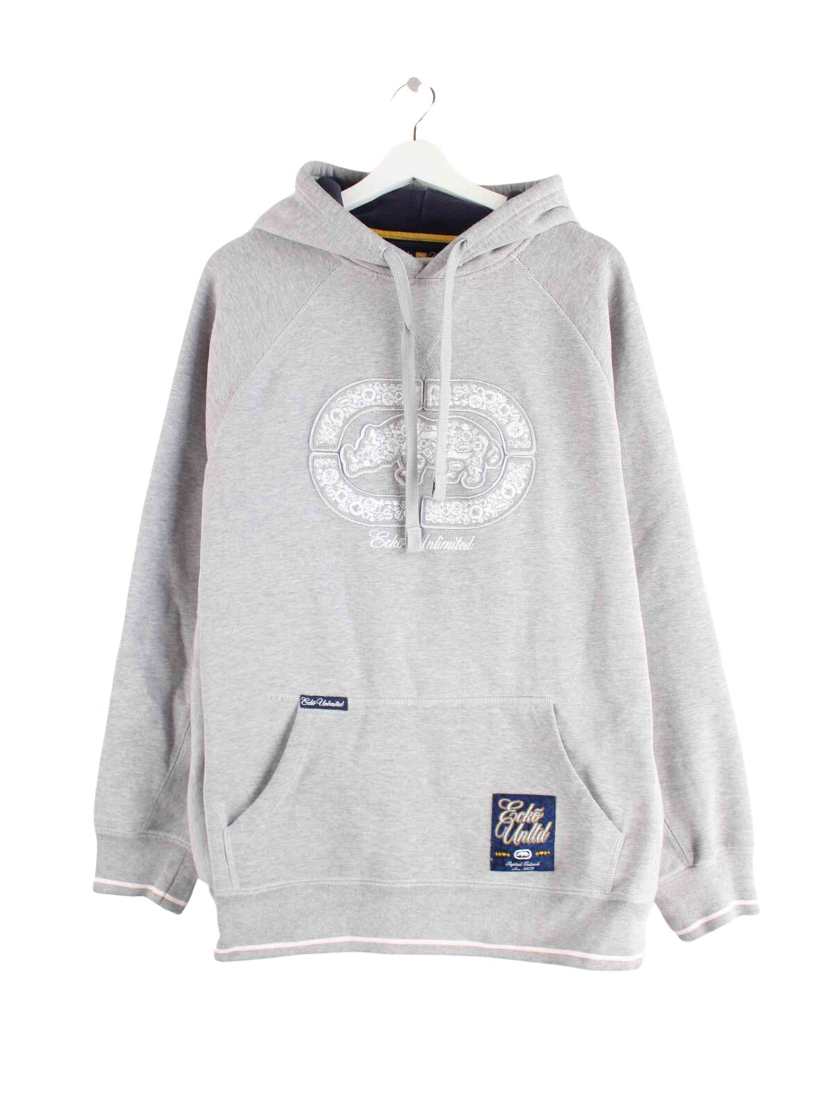 Ecko 90s Vintage Embroidered Hoodie Grau L (front image)