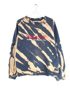 Timberland 90s Vintage Embroidered Tie Die Sweater Blau L (front image)