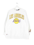 NBA 00s L.A. Lakers Print Sweater Weiß M (front image)