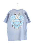 Hard Rock Cafe y2k Dragon Print T-Shirt Blau L (back image)