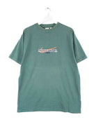 Nike 90s Vintage Embroidered Swoosh T-Shirt Grün M (front image)