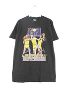 Nutmeg 90s Vintage NBA Lakers Print T-Shirt Schwarz XL (front image)