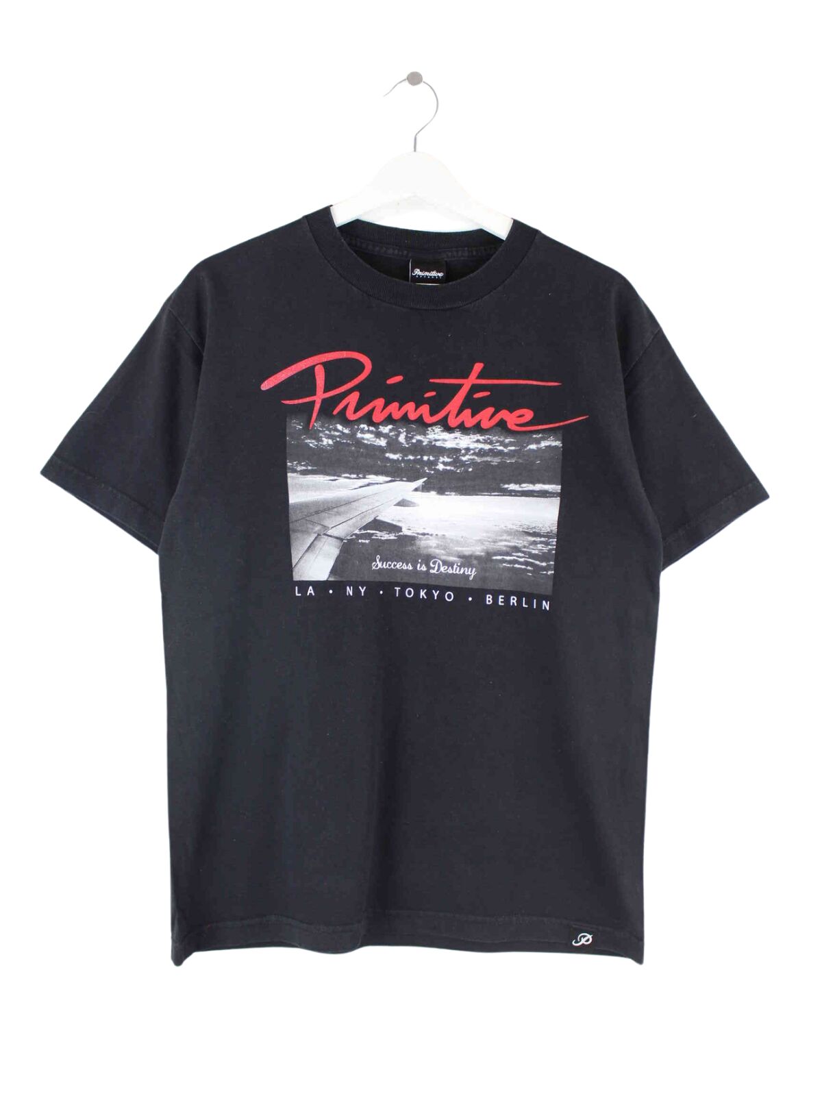 Primitive Print T-Shirt Schwarz M (front image)