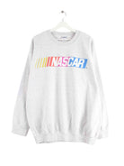 Gildan y2k Nascar Print Sweater Grau XL (front image)