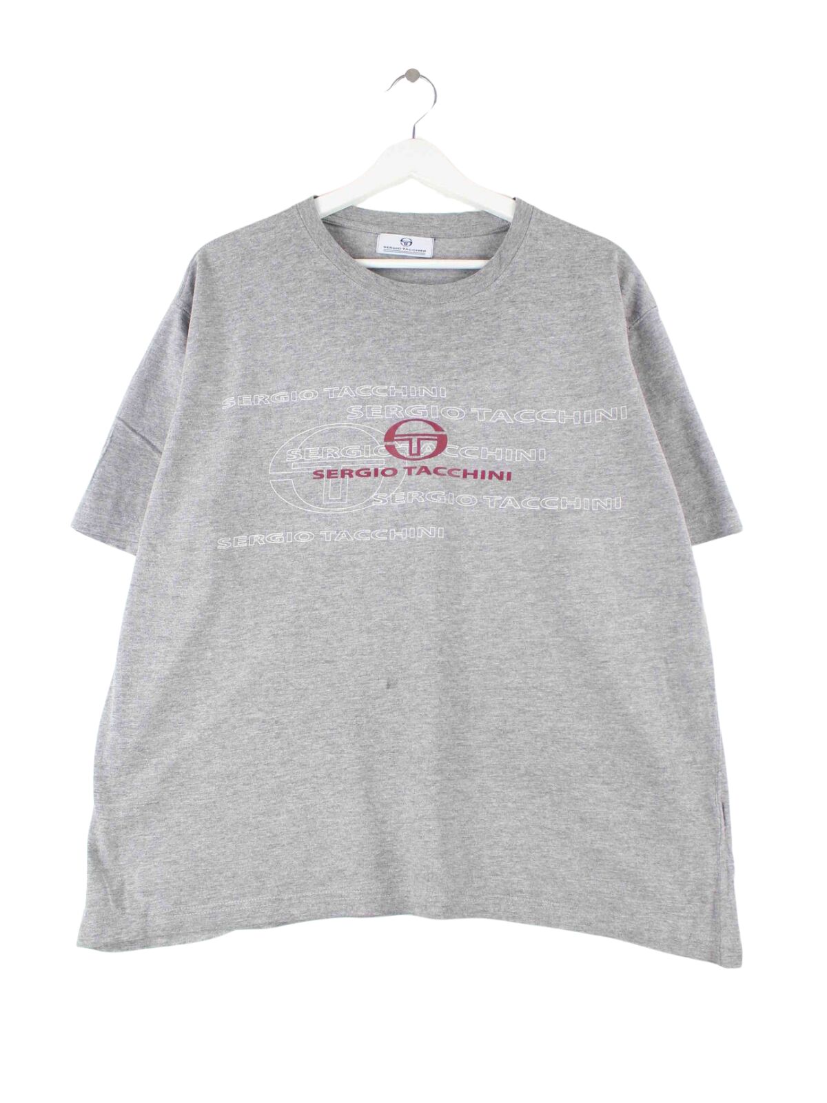 Sergio Tacchini Print T-Shirt Grau M (front image)