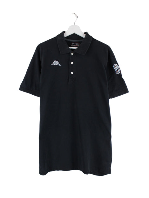 Kappa Polo Schwarz XL