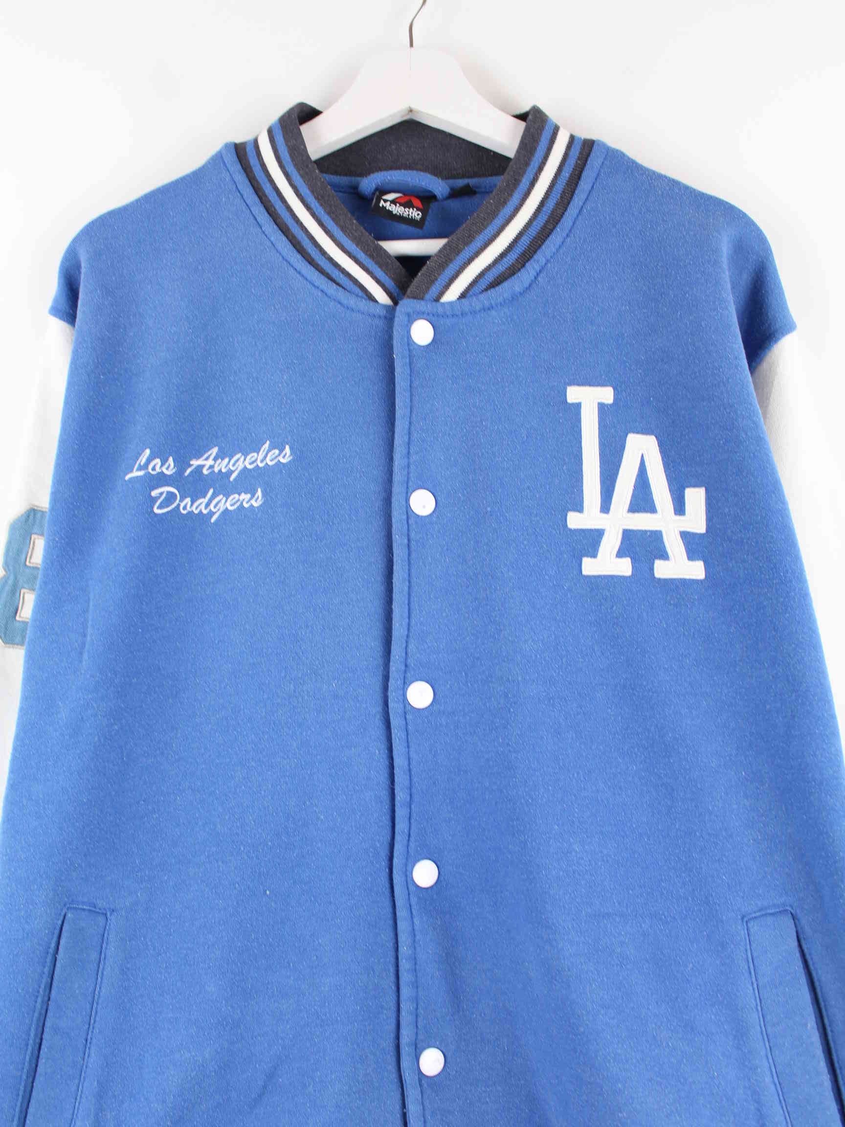 Majestic Los Angeles Embroidered Sweatjacke Blau XXL (detail image 1)