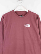 The North Face Damen Mountain Print Sweatshirt Rot L (detail image 1)