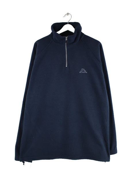 Kappa 00s Half Zip Fleece Jacke Blau XL