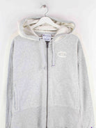 Champion Damen Embroidered Zip Hoodie Grau M (detail image 1)