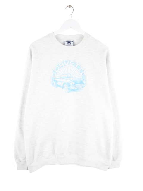 Lee 90s Vintage Corvette Sweater Grau XL