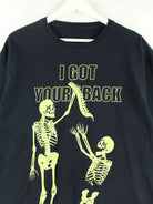 Vintage Funny Print T-Shirt Schwarz XL (detail image 1)