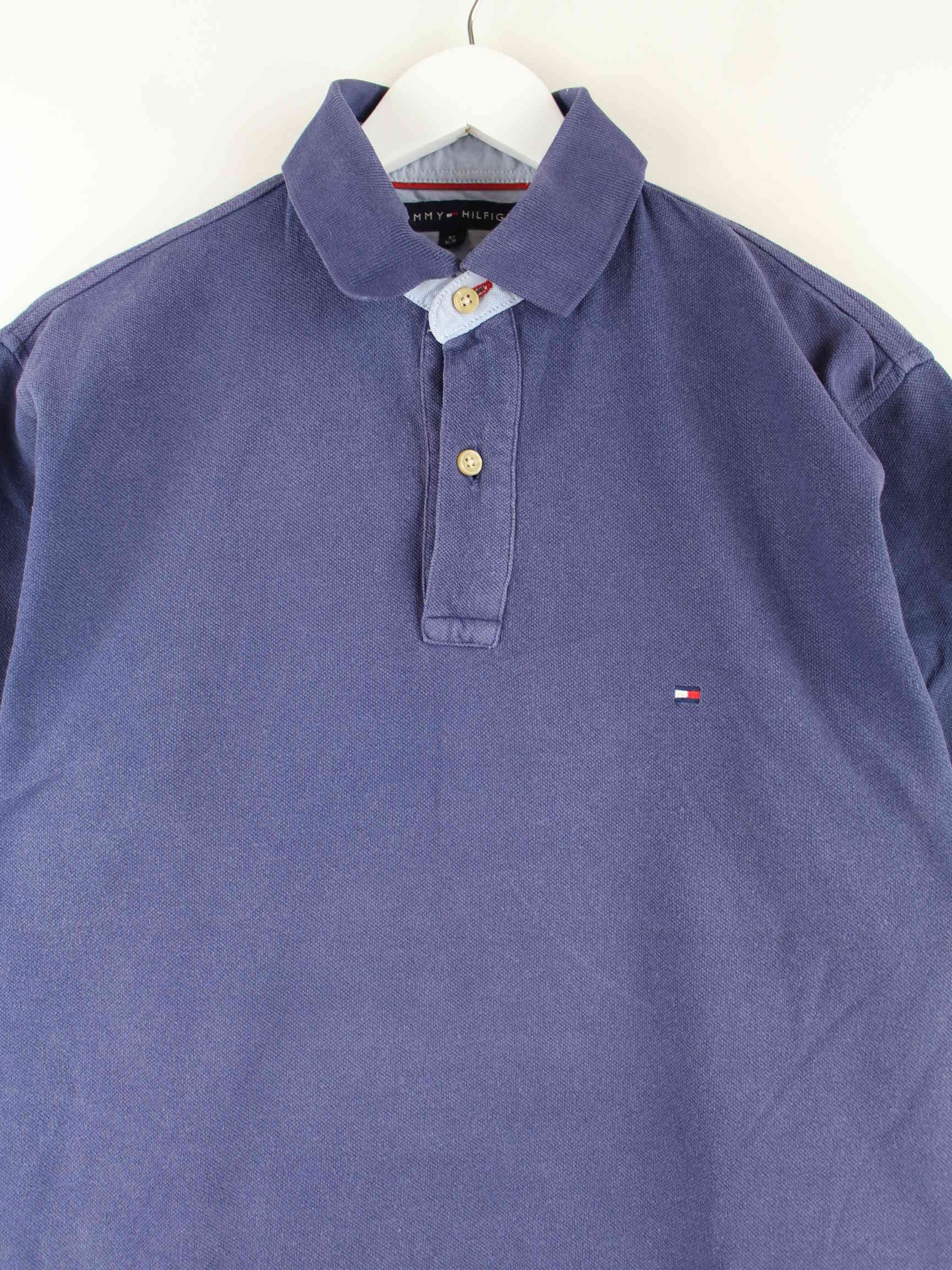 Tommy Hilfiger 00s Basic Polo Blau M (detail image 1)