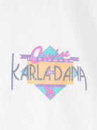 Vintage 1994 Honeymoon Karladana Print Single Stitch T-Shirt Beige L (detail image 3)