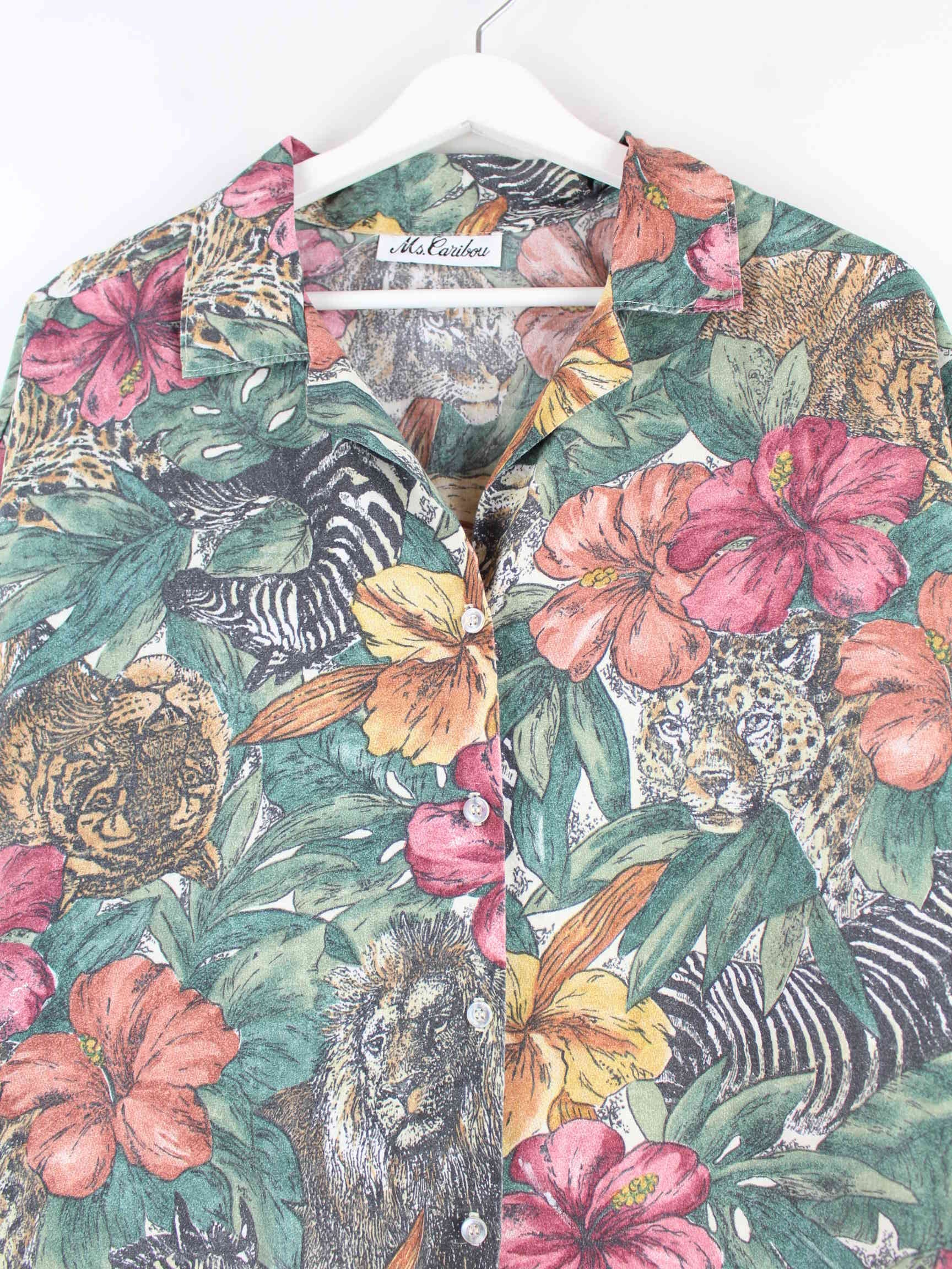 Vintage 90s Hawaii Hemd Grün XL (detail image 1)