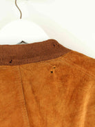 Christ 90s Vintage Suede Bomber Leder Jacke Braun L (detail image 5)