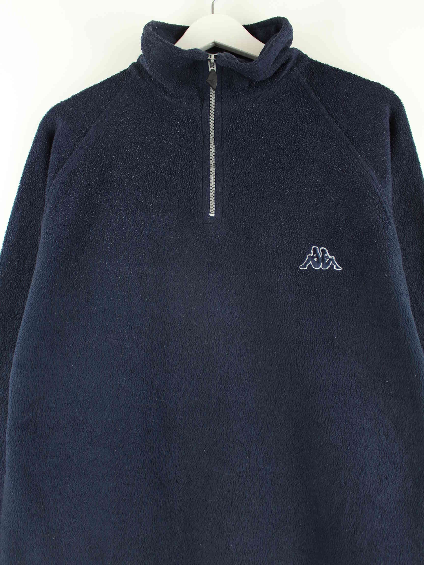 Kappa Half Zip Fleece Sweater Blau M (detail image 1)