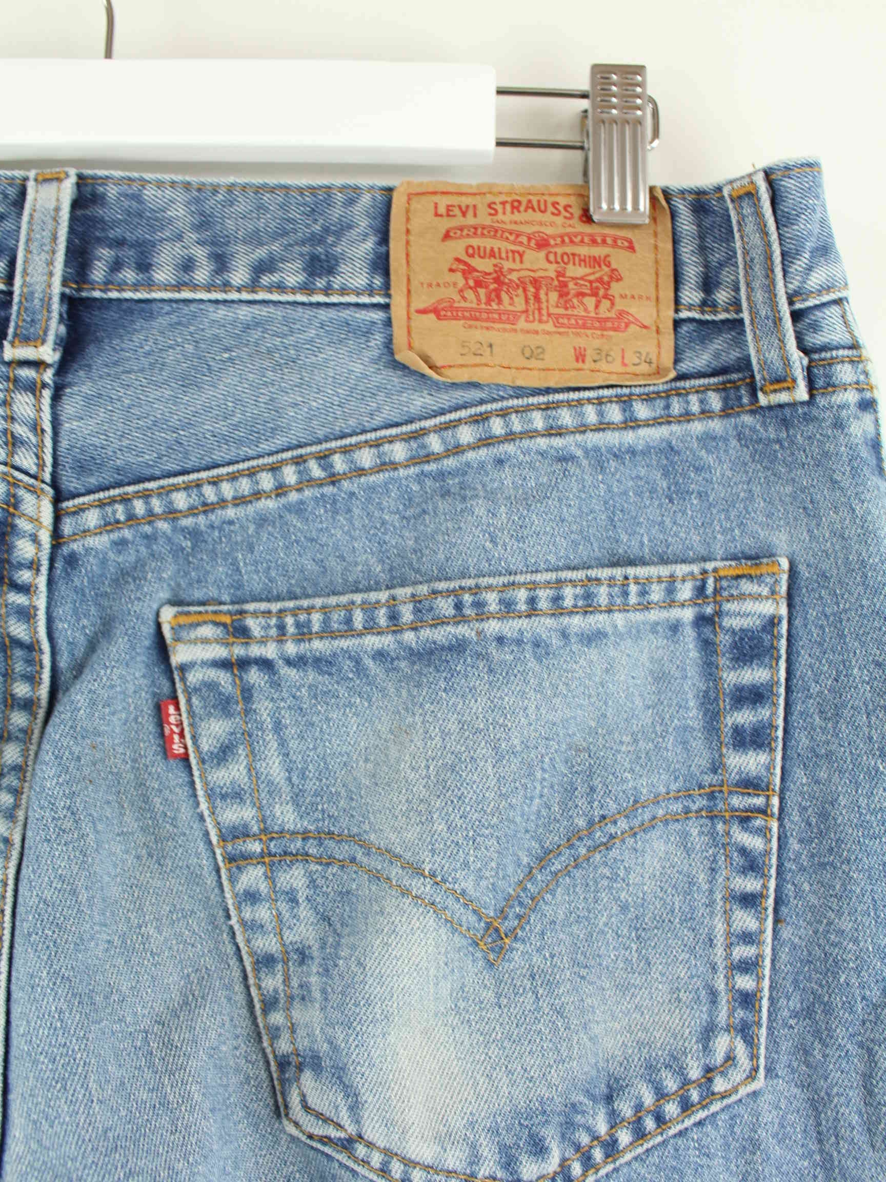 Levi's 521 Jeans Blau W36 L34 (detail image 2)