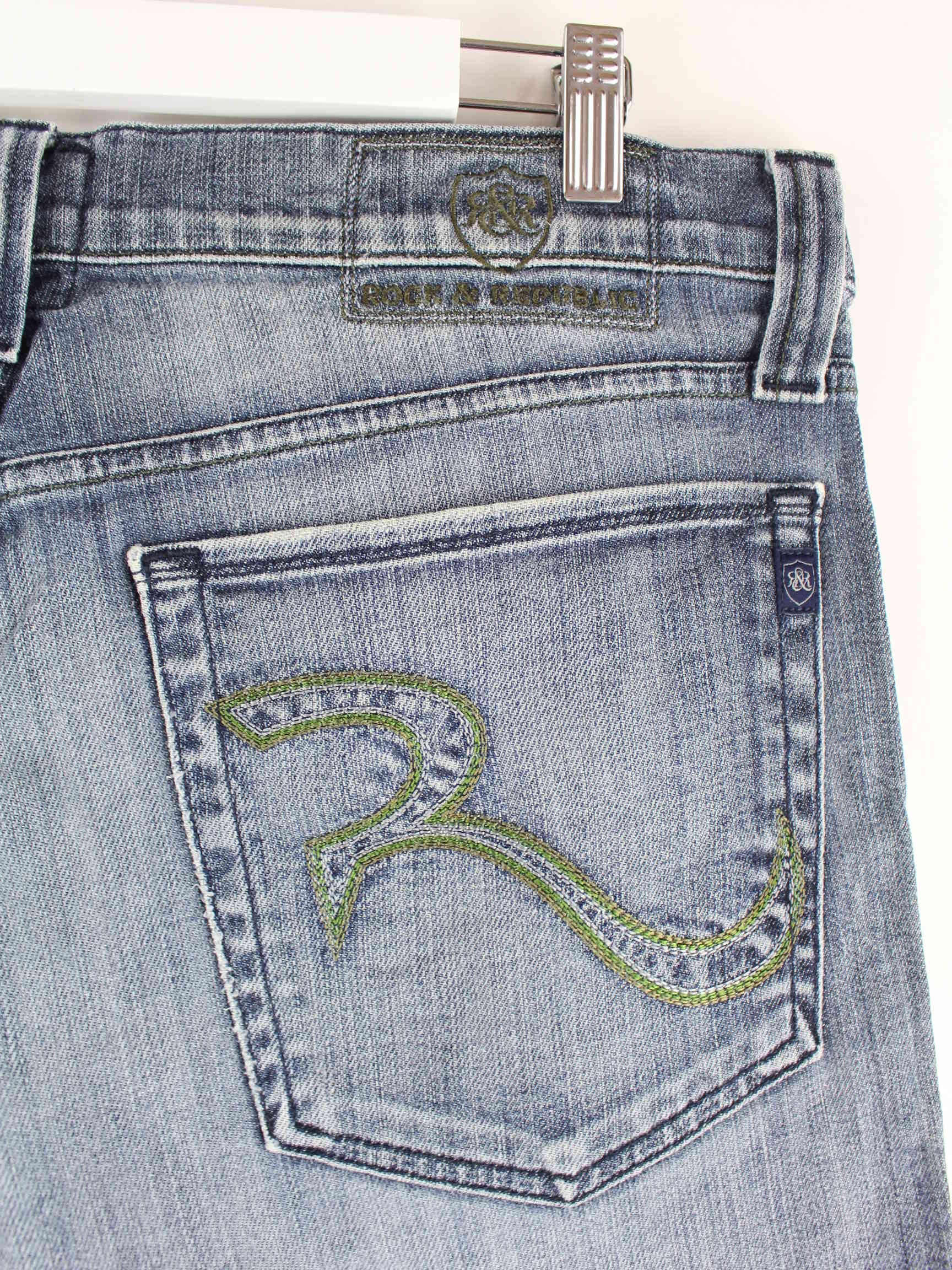 Vintage Rock & Republic y2k Jeans Blau W36 L34 (detail image 1)