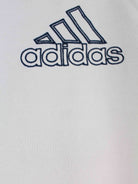 Adidas Damen 90s Vintage Big Logo Embroidered Sweater Beige S (detail image 2)