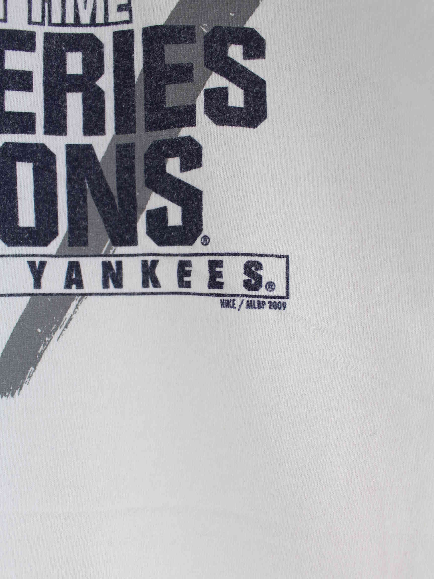 Nike Damen Yankees Print T-Shirt Weiß S (detail image 3)